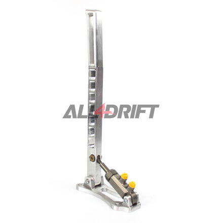 Freno a mano idraulico professionale in alluminio argento - Cilindro UPGRADE MOTORSPORT