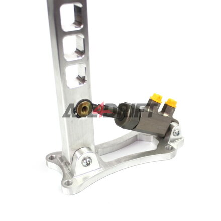 Freno a mano idraulico professionale in alluminio argento - Cilindro UPGRADE MOTORSPORT