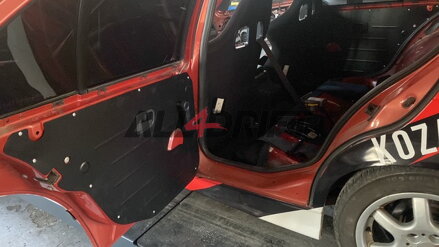 Pannelli porta da competizione in alluminio BMW E36 Berlina - anteriori + posteriori