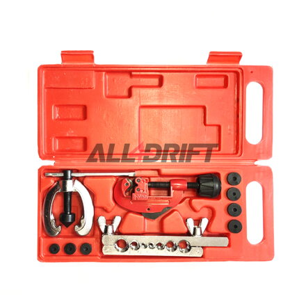 Kit svasatura professionale per la realizzazione di tubi freno, collegamento tramite raccordi tubo freno