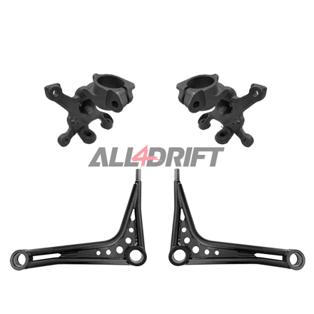 Lock Kit per Aumentare l'Angolo di Sterzata BMW E46 - Bracci Versione 3.0