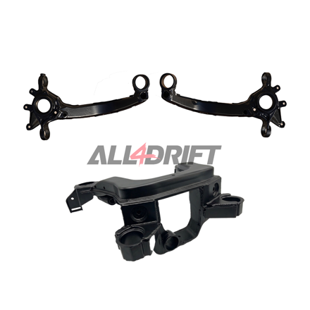 Supporto dell'asse rinforzato e bracci longitudinali BMW E36 + boccole