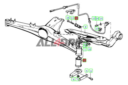 Boccole in poliuretano supporto dell'asse BMW E36 COMPACT