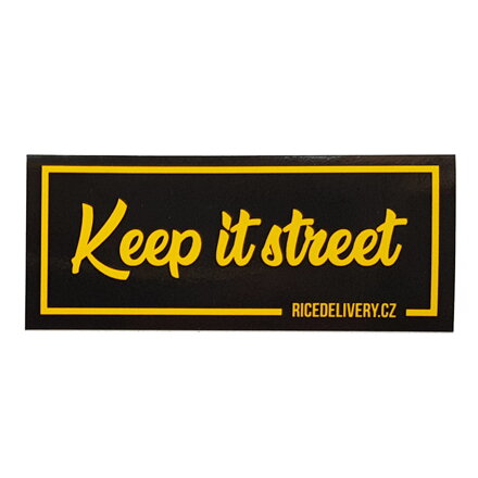 Adesivo Keep it street (RICEDELIVERY)