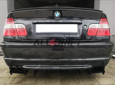 Diffusore BMW E46 per Paraurti Posteriore (coupé, berlina, touring, cabrio)