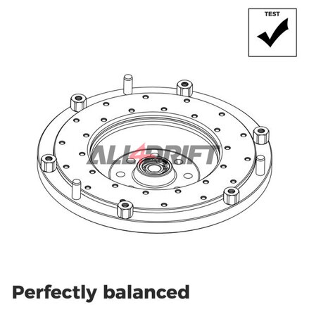 Odlehčenej jednohmotnej setrvačník BMW V8 M62 - BMW M50 M52 M54 ZF ZF310 ZF320 S5D-250 M57 GS5-39DZ S50 S52 S54 Getrag 420G - 240mm / 9.45"