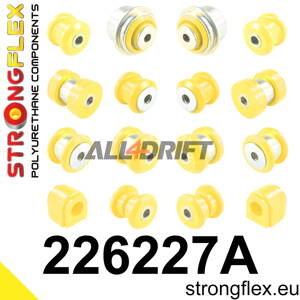 226227A Sada silentbloků zadní nápravy SPORT Audi / Seat / Škoda / VW / Cupra