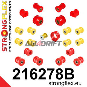 216278B: Kompletní sada silentbloků náprav - Toyota AT200 ST202 ST204 FWD