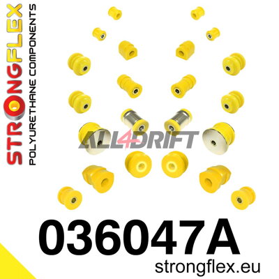 036047A Kit Boccole SPORT Assale Anteriore e Posteriore BMW E36