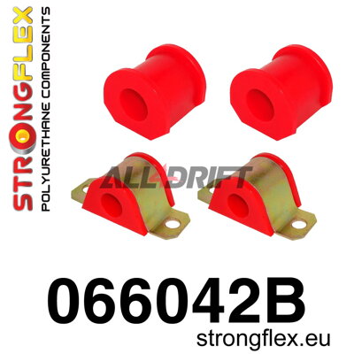 066042B Kit Boccole in poliuretano barra stabilizzatrice anteriore Fiat Cinquecento / Seicento