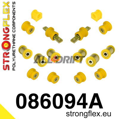 086094A: Kit Boccole Assale Posteriore senza boccola di montaggio braccio longitudinale SPORT - Honda VI (95-00) JAPAN EJ / EK / EM1