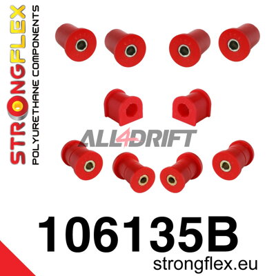 106135B Kit Boccole in poliuretano assale anteriore - Mazda II (99-05) NB