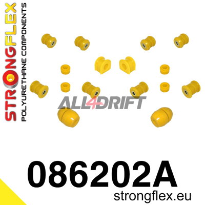 086202A: Kit boccole sospensione anteriore SPORT - Honda IV (92-96) BA / BB