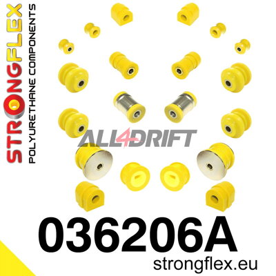 036206A Kit Boccole SPORT Assale Anteriore e Posteriore BMW E46 / Z4