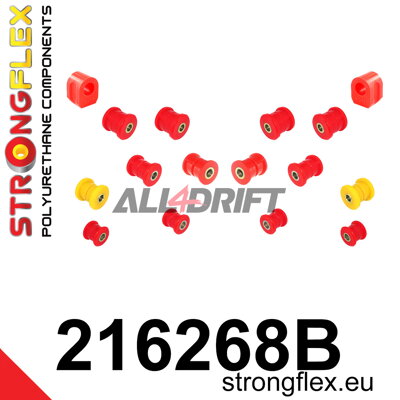 216268B Sada silentbloků zadního zavěšení - Toyota I (91-97) S140
