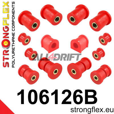 106126B Kit boccole in poliuretano assale anteriore - Mazda I (89-98) NA