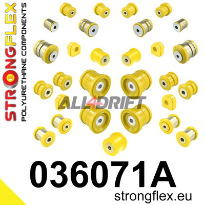 036071A Kit completo di boccole in poliuretano per assali SPORT BMW X5 / X6