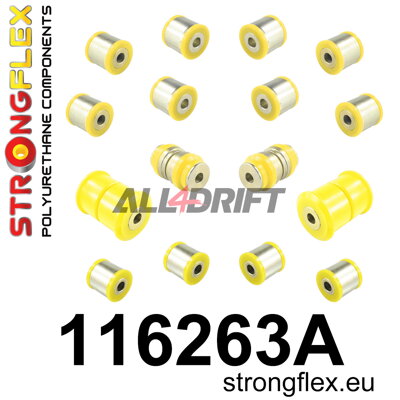 116263A Sada silentbloků zadního zavěšení SPORT - Mercedes C215 (98-06)