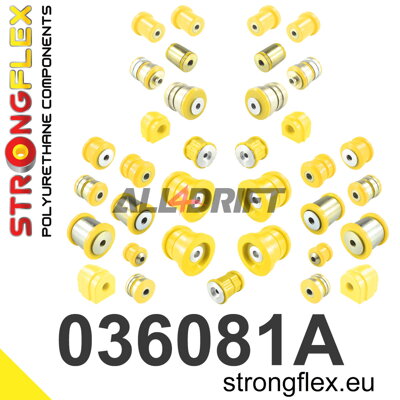 036081A Kit Completo di Boccole Assale SPORT in Poliuretano - BMW F01 / F02 RWD