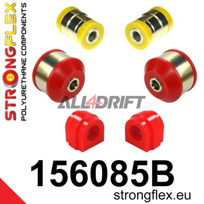 156085B Sada silentbloků předního zavěšení - Renault IV / IV RS (12-19)