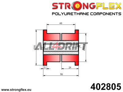 402805 Boccola silenziata universale 40mm