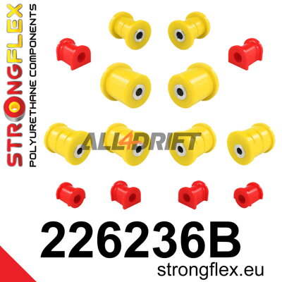226236B Kit Completo Boccole Sospensioni - Volkswagen T5 (03-15) Caravelle, Multivan, Transporter