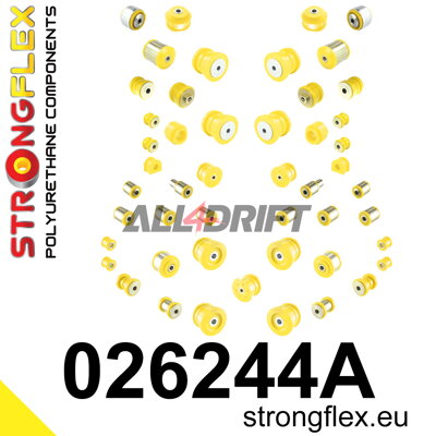 026244A Kit completo di boccole sospensioni sportive in poliuretano Audi A8 / S8