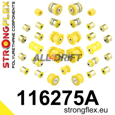 116275A Kit completo di boccole in poliuretano per sospensioni SPORT - Mercedes W212 RWD