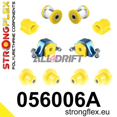 056006A Kompletní sada silentbloků náprav SPORT Citroën / Peugeot