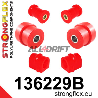 136229B Kit boccole assale anteriore - Saab I (98-10) YS3E