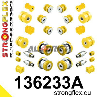 136233A Kit Completo Boccole in Poliuretano Assale SPORT - Saab I (98-10) YS3E