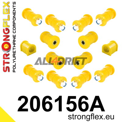 206156A Kit Boccole SPORT Sospensioni Anteriore e Posteriore - Suzuki Samurai / SJ410 / SJ413 (81-03)