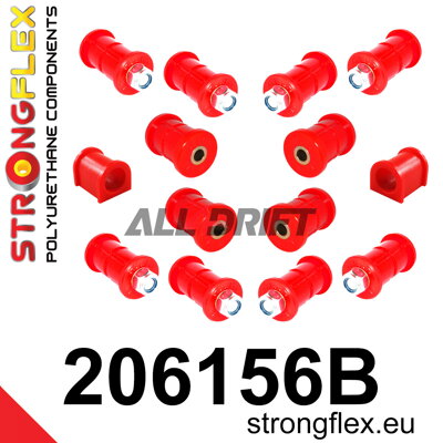 206156B Kit boccole sospensioni anteriori e posteriori - Suzuki Samurai / SJ410 / SJ413 (81-03)