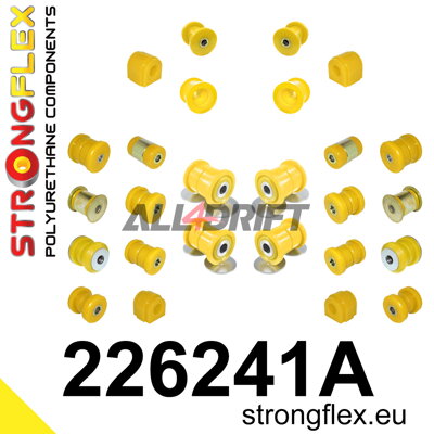 226241A Kit completo di boccole in poliuretano SPORT - Volkswagen B6 FWD