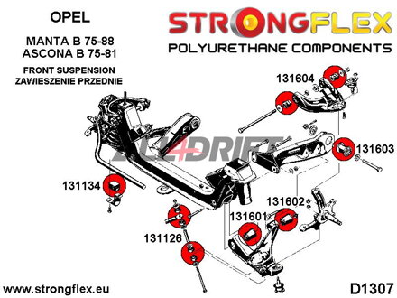 131126B Silent block fissaggio occhiello anteriore