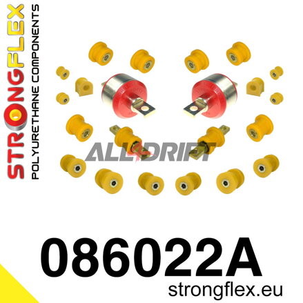 086022A Kit boccole assale posteriore SPORT Honda Civic / CRX