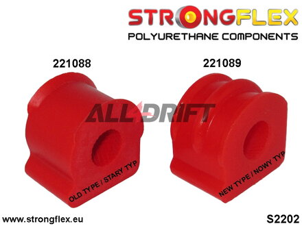 221088A Boccole barra stabilizzatrice anteriore SPORT Audi / VW / Škoda