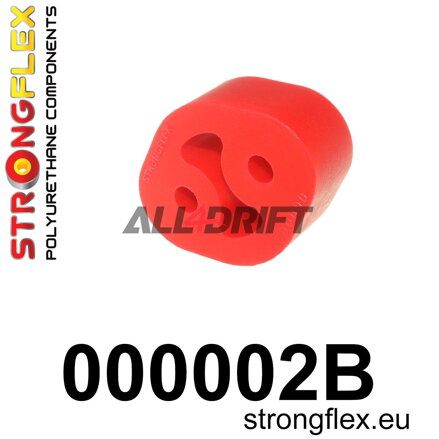 000002B Supporto Scarico 27mm - Silentblock, Ganci Marmitta