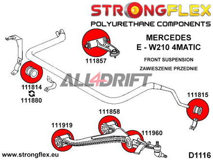 111858A Boccola SPORT – Anteriore / Posteriore Braccio Oscillante Inferiore Chrysler / Mercedes