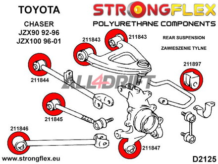 211897B: Boccola barra stabilizzatrice - Toyota V (92-96) X90