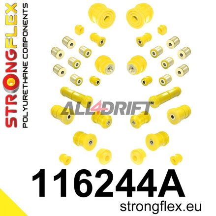 116244A Kit completo boccole sospensioni SPORT - Mercedes W210 4MATIC