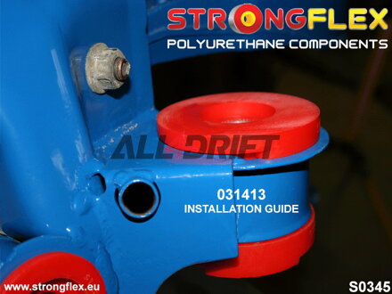 036246B Kit completo boccole in poliuretano per assali BMW X3 E83