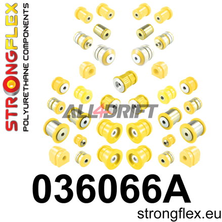 036066A Kit completo boccole assale in poliuretano SPORT - BMW F10 (10-17) Sedan xDrive