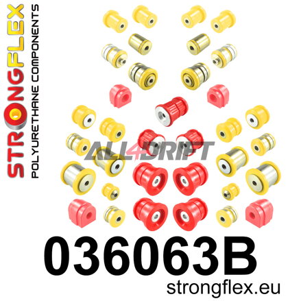 036063B Kit completo boccole in poliuretano - BMW F11 (10-17) Touring RWD