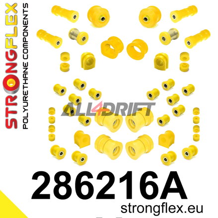 286216A Kompletní sada silentbloků náprav R32 AWD SPORT - Nissan R32 (89-94) AWD