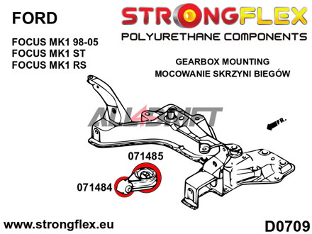 071485B: Silentblock Supporto Trasmissione - Ford MK1 (98-05)