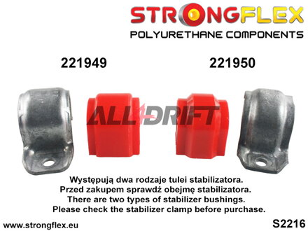 026275B Kompletní sada polyuretanových silentbloků náprav Audi / Seat / Škoda / VW / Cupra