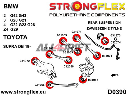 032074B Boccola barra stabilizzatrice posteriore