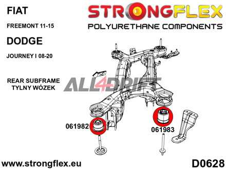 066082B Kit Completo Boccole Assali - Fiat Freemont (11-15)