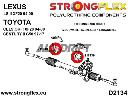 211939A Silentblock supporto scatola sterzo SPORT - Lexus II (94-00) XF20